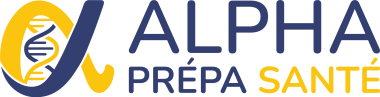 Logo Alpha Prépa Santé, partenaire de la préparation Terminale santé