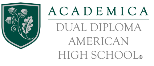 Logo Academica Dual Diploma American High School, partenaire de l'ouverture internationale