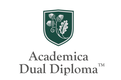 Logo Academica Dual Diploma, programme de double diplôme franco-américain