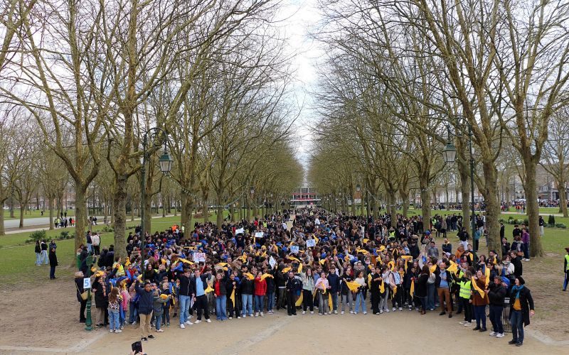 Rassemblement des élèves de l’Institution Saint Jean et la Croix